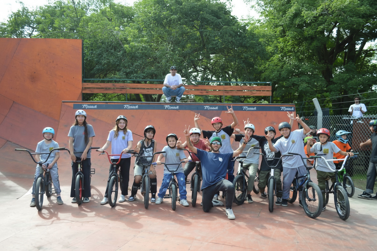 La Escuela Municipal de BMX se presentará en San Lorenzo