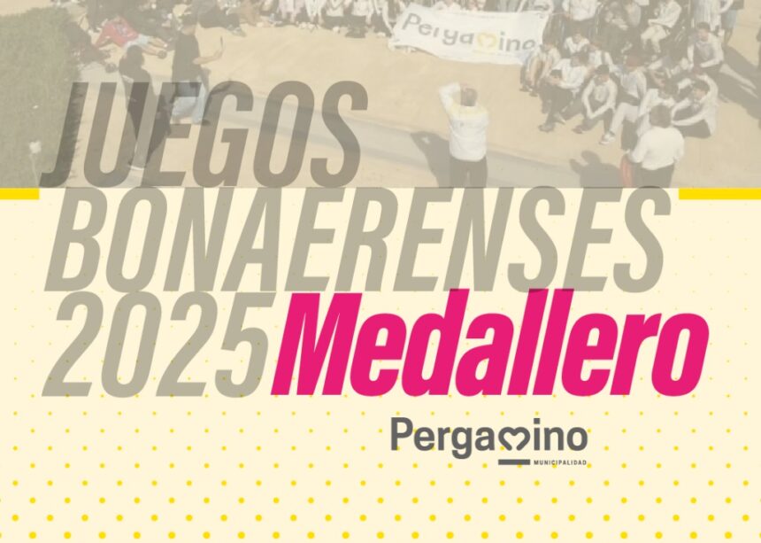 Juegos Bonaerenses: 35 medallas ubicaron a Pergamino entre los mejores 20
