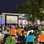 Cine bajo las estrellas: más de 300 pergaminenses disfrutaron de una noche de cine al aire libre