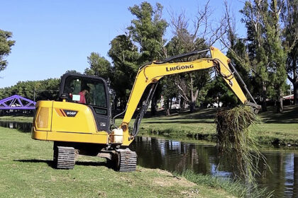 Mantenimiento y limpieza del Arroyo Pergamino