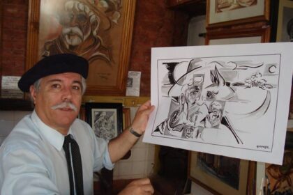 El artista plástico Miguel Ángel Gasparini presentará su obra gauchesca
