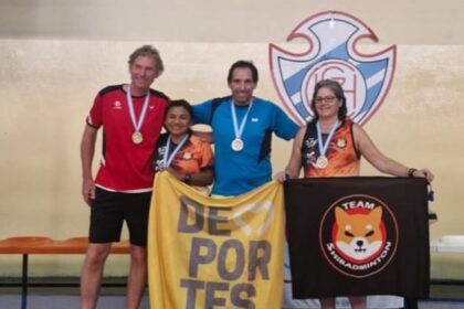 Otro gran resultado del bádminton pergaminense