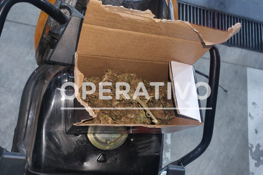 Detuvieron a dos sujetos por tenencia de estupefacientes en un operativo de tránsito