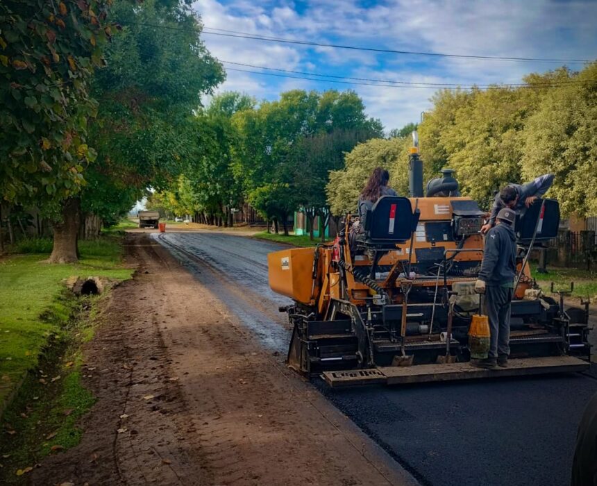 Avanza la urbanización en La Violeta con nuevas calles pavimentadas