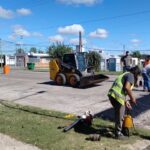 Se instalaron reductores de velocidad frente al Club Argentino