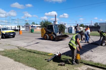 Se instalaron reductores de velocidad frente al Club Argentino
