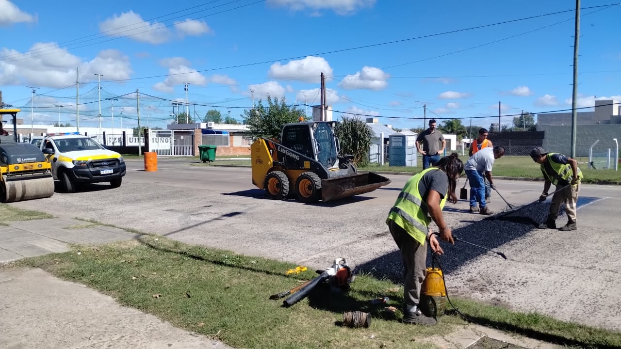 Se instalaron reductores de velocidad frente al Club Argentino