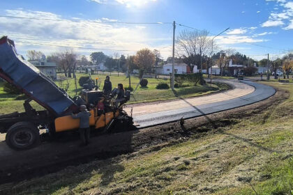 Obras de pavimentación en Fontezuela