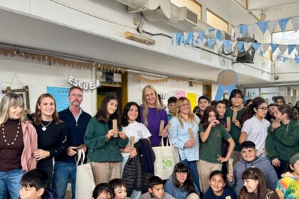 Estudiantes de primer año realizaron la Jura al Ambiente en la Escuela Agrotécnica