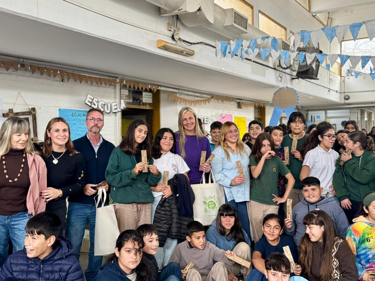 Estudiantes de primer año realizaron la Jura al Ambiente en la Escuela Agrotécnica