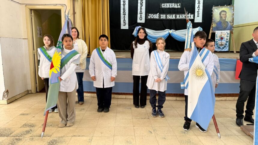 En la EP N° 4 recordaron a San Martín con un mensaje de unidad y educación