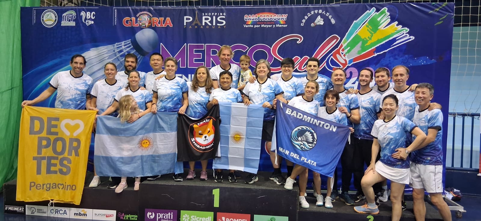 Photo: pergaminoaldia.ar Mauro Churin Wins Two Bronze Medals at Mercosul International Badminton Tournament