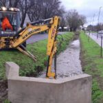 Intensos trabajos de limpieza de desagües pluviales Intensos trabajos de limpieza de desagües pluviales
