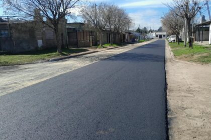 Nueva obra de pavimentación en el Barrio Malvinas Nueva obra de pavimentación en el Barrio Malvinas